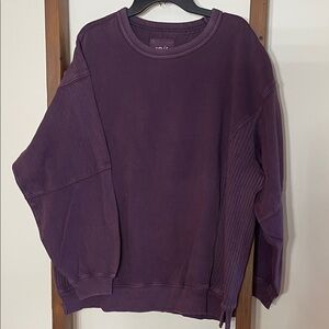 Aerie Purple Oversized Sweatshirt